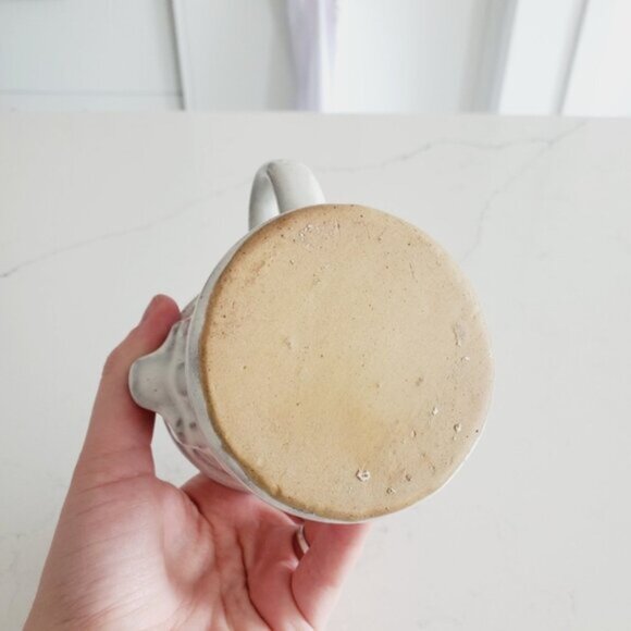 Vintage Babcock Wilcox Garbage Trash Can Pottery Mug Lid Unique 80s Funky - Picture 5 of 6